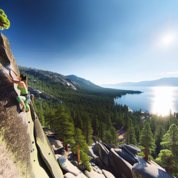 lake tahoe rock climbing